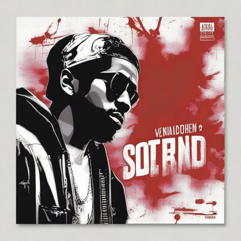 Create a rap style album art with the title 'Soteropodrilando' in bold white text and 'Asck' in a smaller font