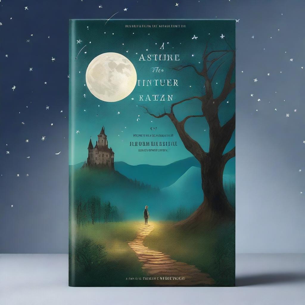 A captivating book cover featuring a mysterious forest with a winding path leading to an ancient castle