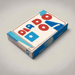 Create a package design for Domino's Pizza that features a vintage and minimalistic style