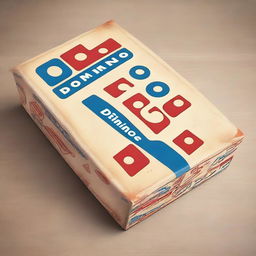 Create a package design for Domino's Pizza that features a vintage style