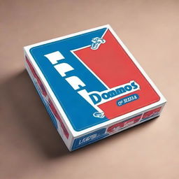 Create a vintage-style pizza box design for Domino's Pizza