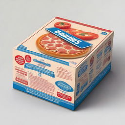 Create a pizza box design for Domino's Pizza