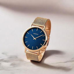 A detailed and elegant wristwatch with a sleek design