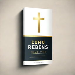 Create a book cover with the title 'Como Empreender com Deus'