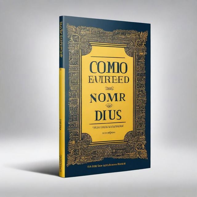 Create a book cover in Portuguese with the title 'Como Empreender com Deus'