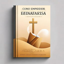 Create a book cover in Portuguese with the title 'Como Empreender com Deus'