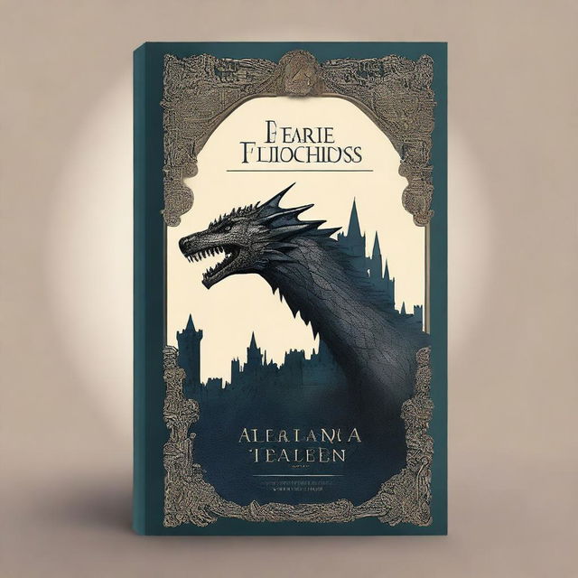 Design a cover page for a book with a theme similar to Game of Thrones