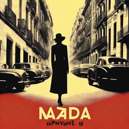 A promotional movie poster for a miniseries based on Carmen Laforet's novel 'Nada'