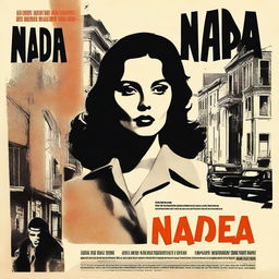 A promotional movie poster for a miniseries based on Carmen Laforet's novel 'Nada'