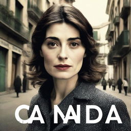 A promotional movie poster for a miniseries based on Carmen Laforet's novel 'Nada', starring María Valverde as the protagonist