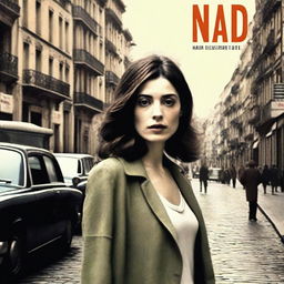 A realistic promotional movie poster for a miniseries based on Carmen Laforet's novel 'Nada', featuring the actress María Valverde as the protagonist