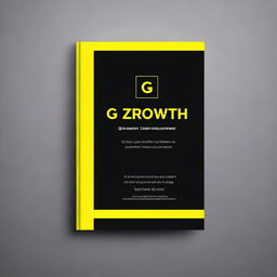 Create a striking book cover for a non-fiction self-help book titled 'G Growth: A Comprehensive Guide to Growing Taller After Puberty