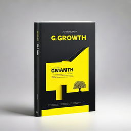 Create a striking book cover for a non-fiction self-help book titled 'G Growth: A Comprehensive Guide to Growing Taller After Puberty