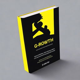 Create a striking book cover for a non-fiction self-help book titled 'G Growth: A Comprehensive Guide to Growing Taller After Puberty