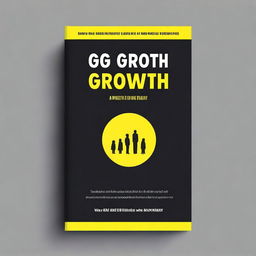 Design a modern and engaging book cover for 'G Growth: A Comprehensive Guide to Growing Taller After Puberty