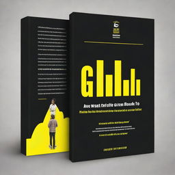 Design a modern and engaging book cover for 'G Growth: A Comprehensive Guide to Growing Taller After Puberty