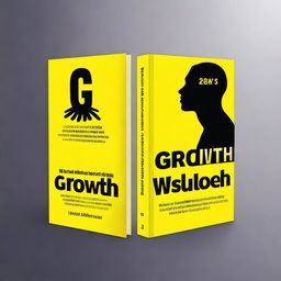 Design a modern and engaging book cover for 'G Growth: A Comprehensive Guide to Growing Taller After Puberty