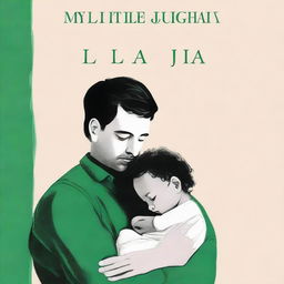 A book cover showing an unknown white man holding a six-month-old baby in his arms