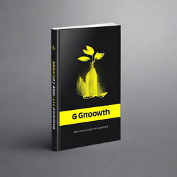 Create a book cover for 'G Growth' where the author teaches people how to grow taller