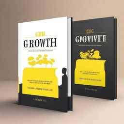 Create a book cover for a book titled 'G Growth' which teaches people how to grow taller