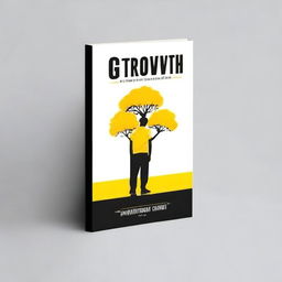 Create a book cover for a book titled 'G Growth' which teaches people how to grow taller