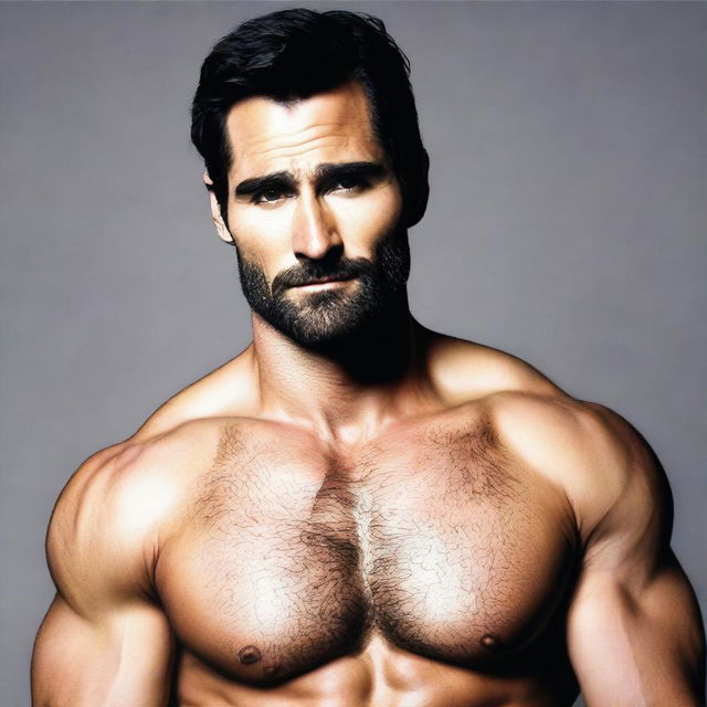 Create an image of Tyler Hoechlin looking sexy