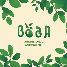 Create an image featuring the words 'Organica Biotech NZ' in a bold, green earthy font