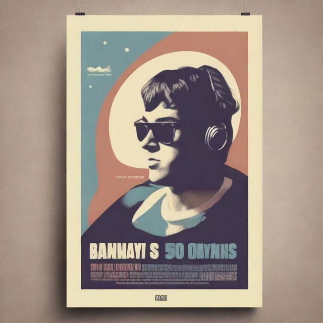 A poster for a DJ event featuring alternative British pop music from bands like Oasis