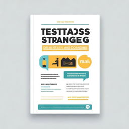 Create an ebook cover with the title 'Test Ads Right: Turn Strangers into Paying Customers'