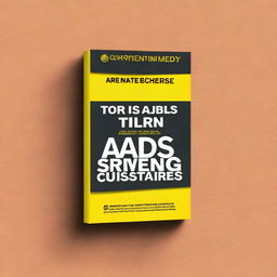 Design an ebook cover with the title 'Test Ads Right: Turn Strangers into Paying Customers'