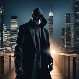 A highly skilled and elusive thief, known as the most wanted in New York City, dressed in dark, stealthy attire with a mask