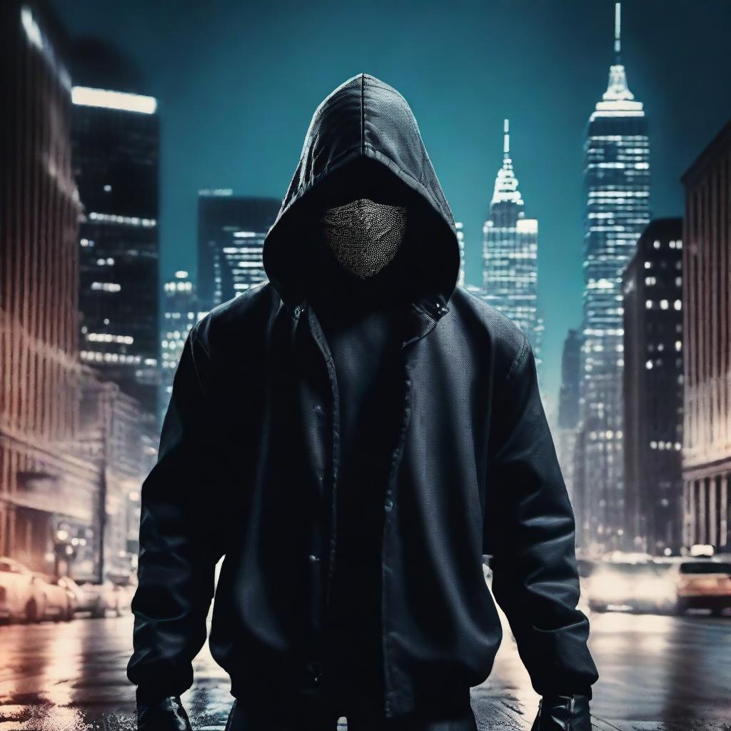 A highly skilled and elusive thief, known as the most wanted in New York City, dressed in dark, stealthy attire with a mask