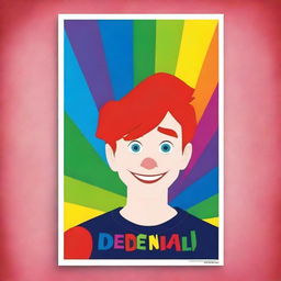 Create a poster for a Disney movie titled 'In Denial'