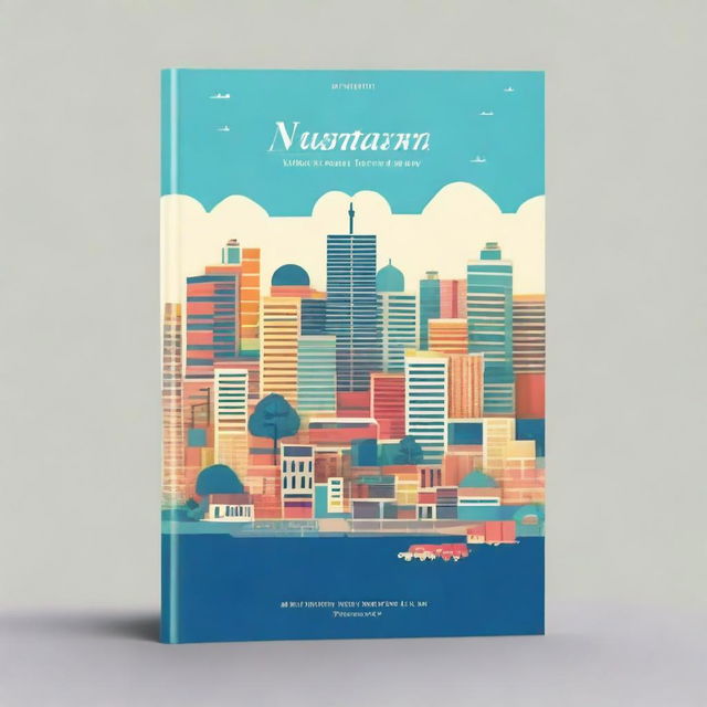 Design a book cover for a book titled 'Unveiling NUSANTARA @ PIK2 - A Story to Be Told'