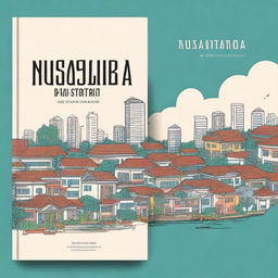 Design a book cover for a book titled 'NUSANTARA @ PIK2 - A Story to Be Told'