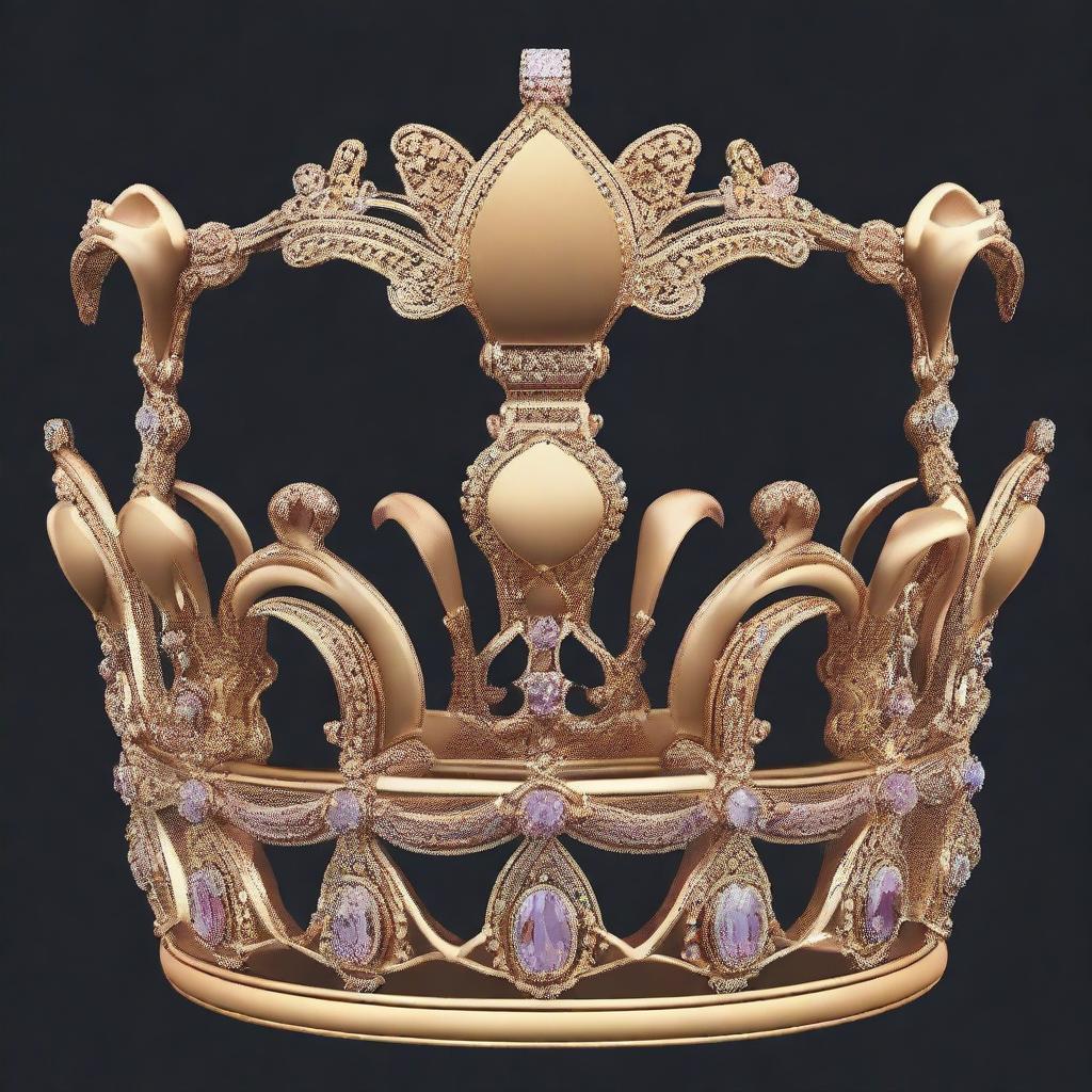 A detailed and elegant crown