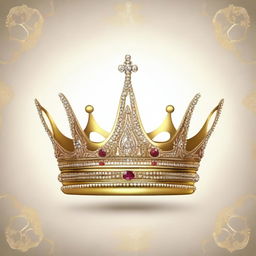 A detailed and elegant crown