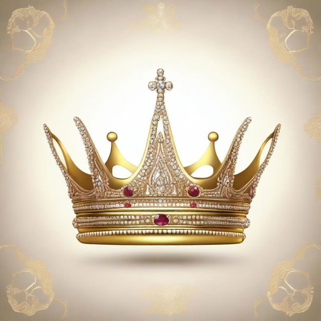 A detailed and elegant crown