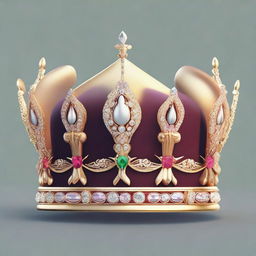 A detailed and elegant crown