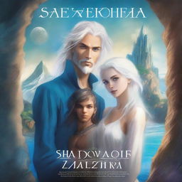 Create a book cover for 'Shadows of Zahalarha' by Jacques Kruger, part of the Linked Realms series, Book One