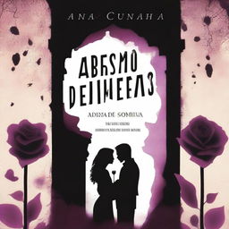 Book cover titled 'Abismo de Sombras' by Ana Cunha