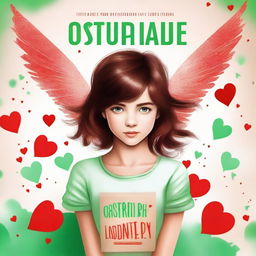 Create a book cover for a novel titled 'Catastrophe Caused by Cupid'