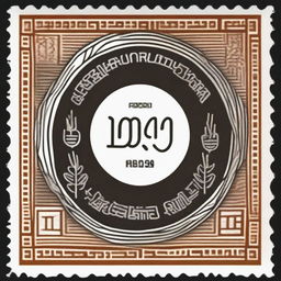 A stamp with the inscription 'МБОУ лицей 7 ' 9А выпуск 2024' in Russian