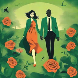 Create a book cover for 'My Clementine Colored Rose'