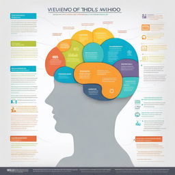 Create an infographic that explains 'The Power of the Mind'