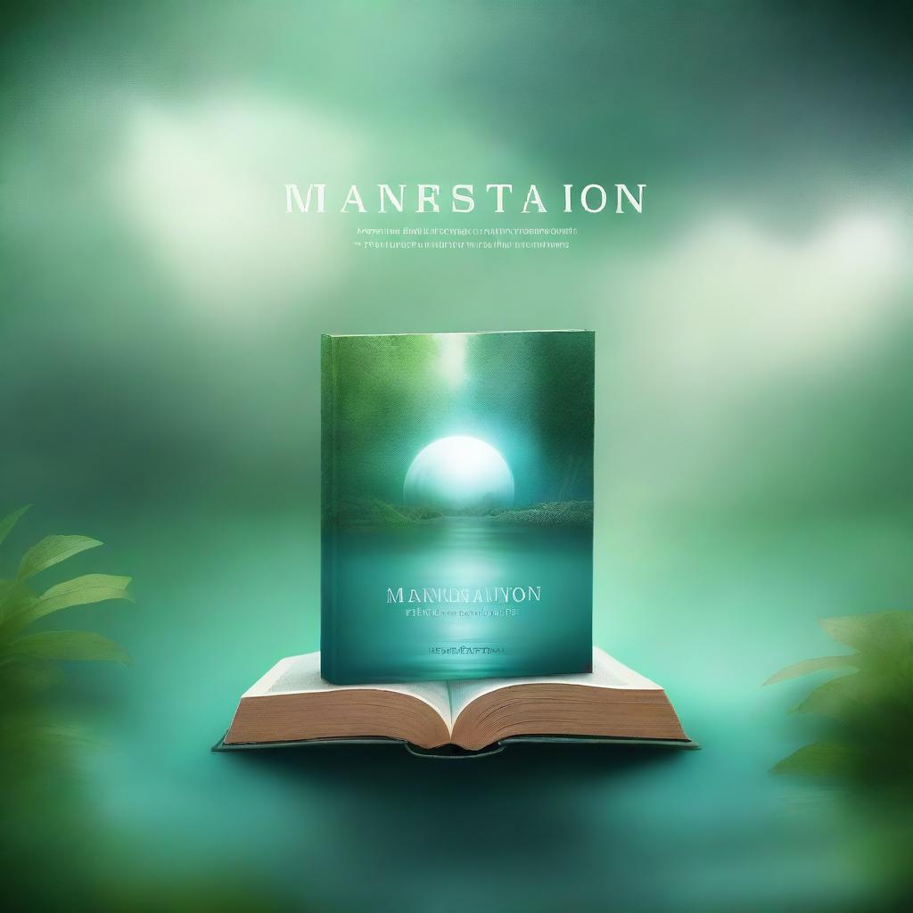 A captivating book cover illustrating the concept of manifestation