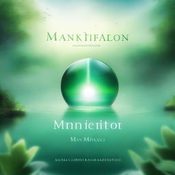 A captivating book cover illustrating the concept of manifestation