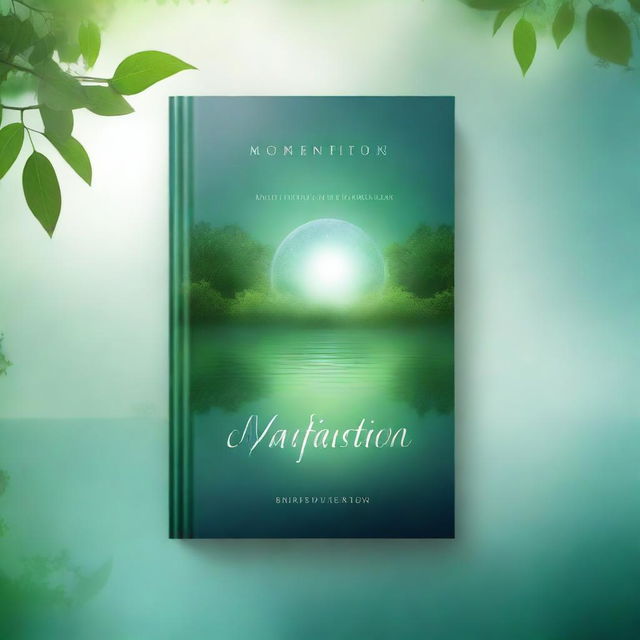 A captivating book cover illustrating the concept of manifestation