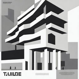 Design a movie poster in the Brutalism style