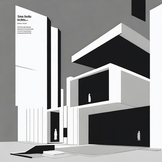 Design a movie poster in the Brutalism style